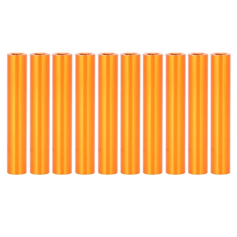 10Pcs M3x30 Round Aluminum Standoff Column Spacer Stud Fastener Rods Orange