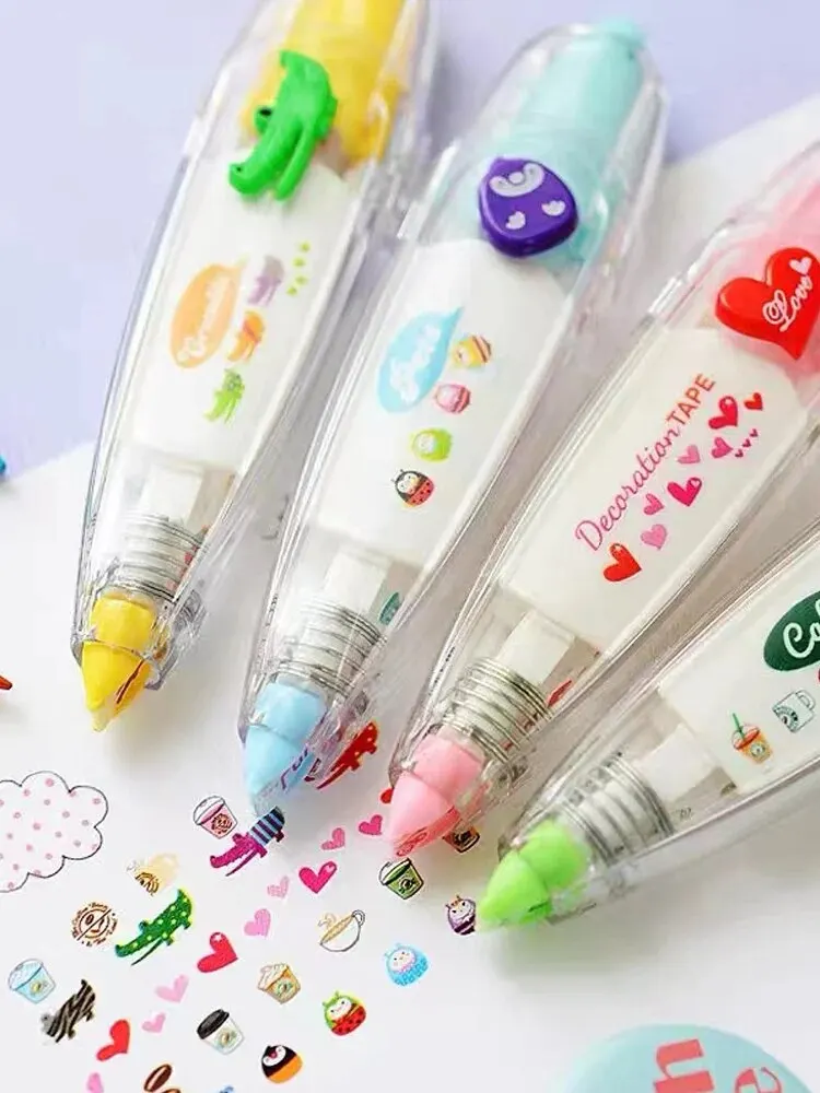 1pc Cute Kawaii Mechanical Design Correction Tape - Perfect for Decorating Diaries and School Supplies