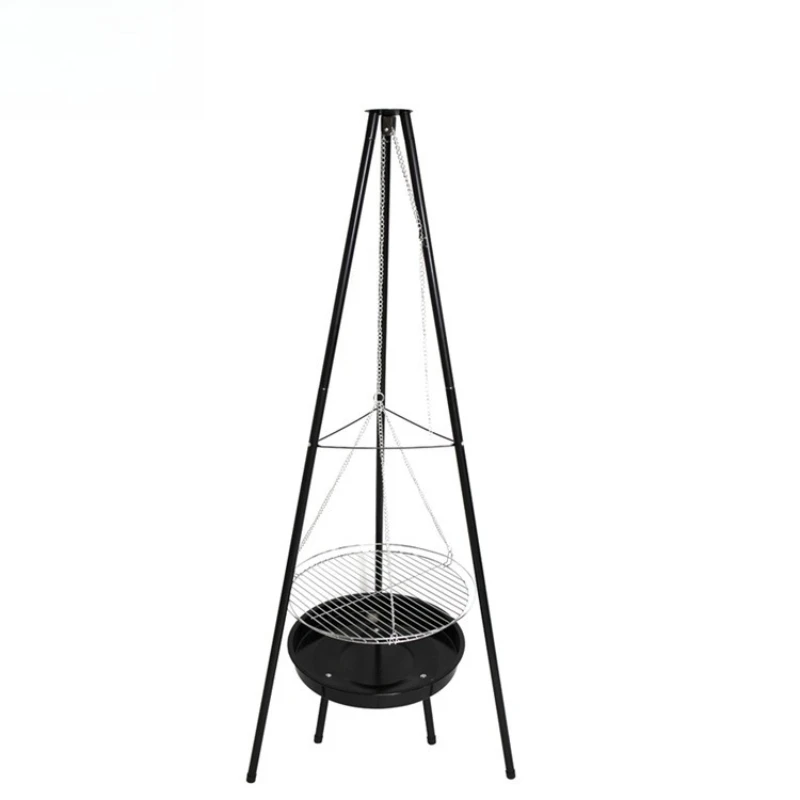 

Barbecue Grill Outdoor Tripod Barbecue Grill Camping Campfire Grill