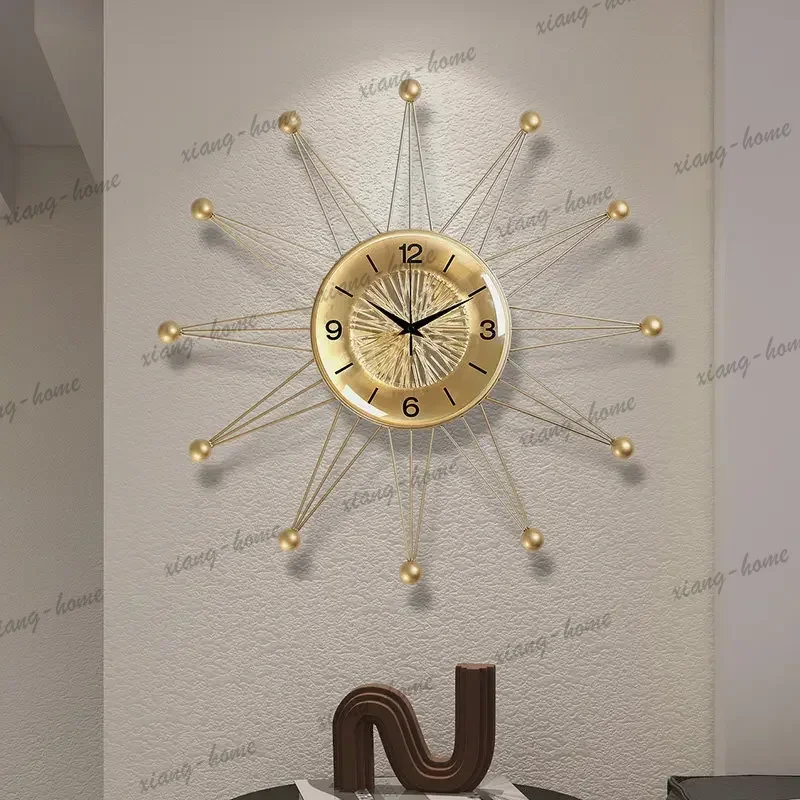 LJY Classroom LivingRoom Wall Clock Gaming Home Zones Unusualhands Wall Clock Premium Design Mecanismo Reloj Pared Furniture Hom