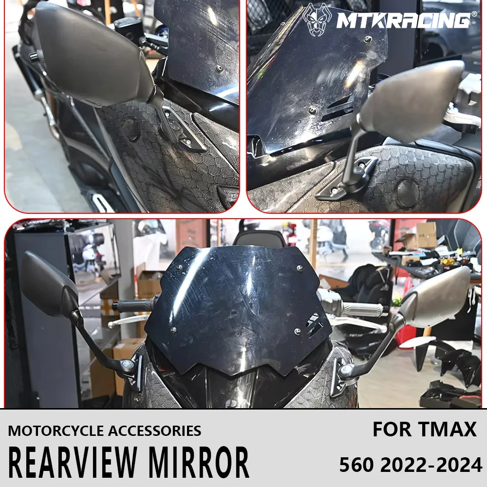 

Для YAMAHA TMAX 530 TMAX 560 передний подвижный держатель заднего вида, кронштейн для зеркала, левая и правая сторона, зеркала заднего вида