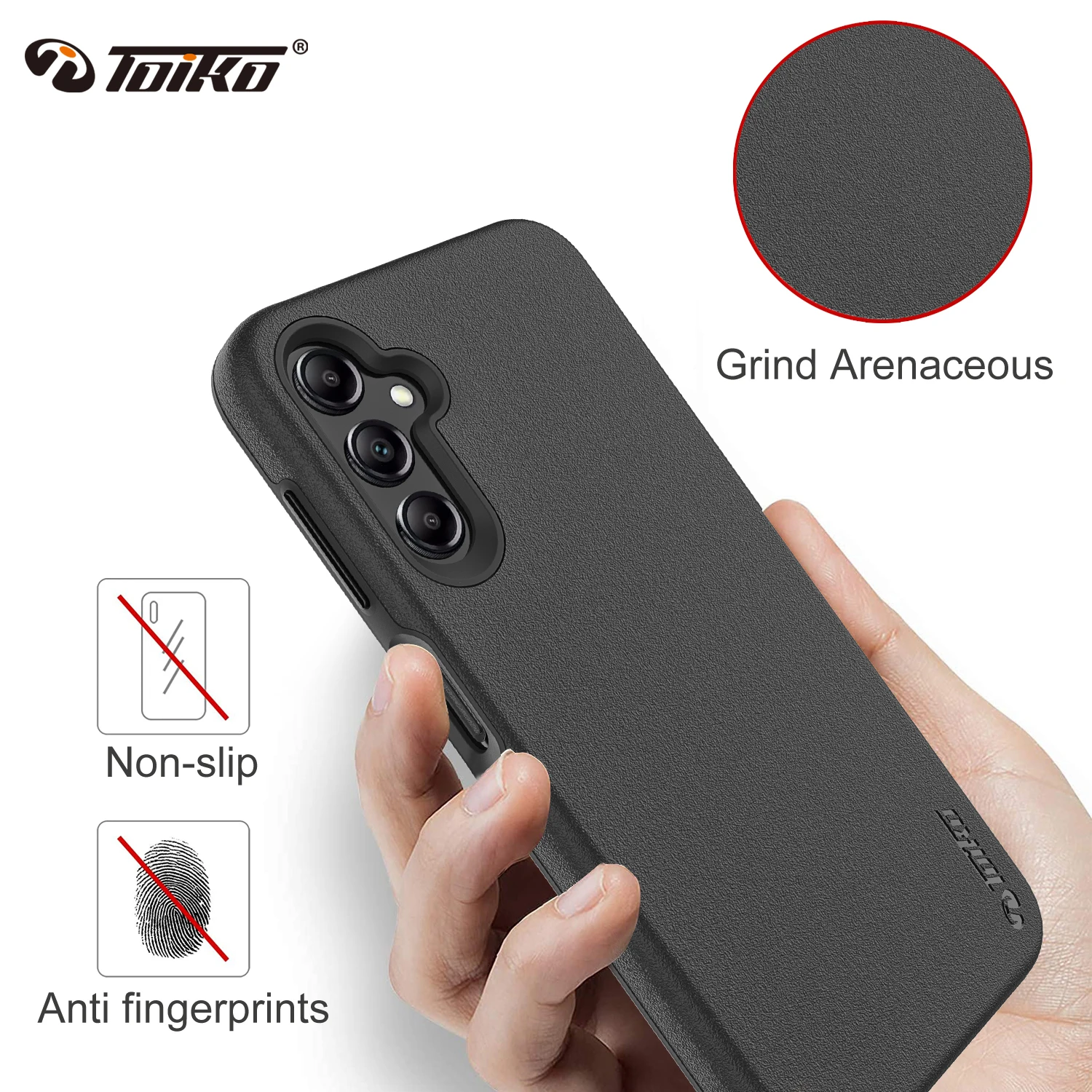 TOIKO CaZa 2 Layer Shockproof Case for Samsung Galaxy A14 A24 A34 A54 Armor Shell Hard PC Soft TPU Hybrid Protective Back Cover