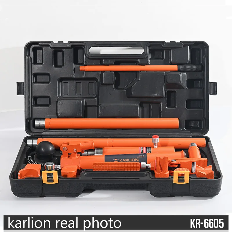 KARLION 10T Professional Auto Shop Repair Kit Portable Hydraulic Jack Separate Chrome Plating Body High Pressure Steel Car Jacks
