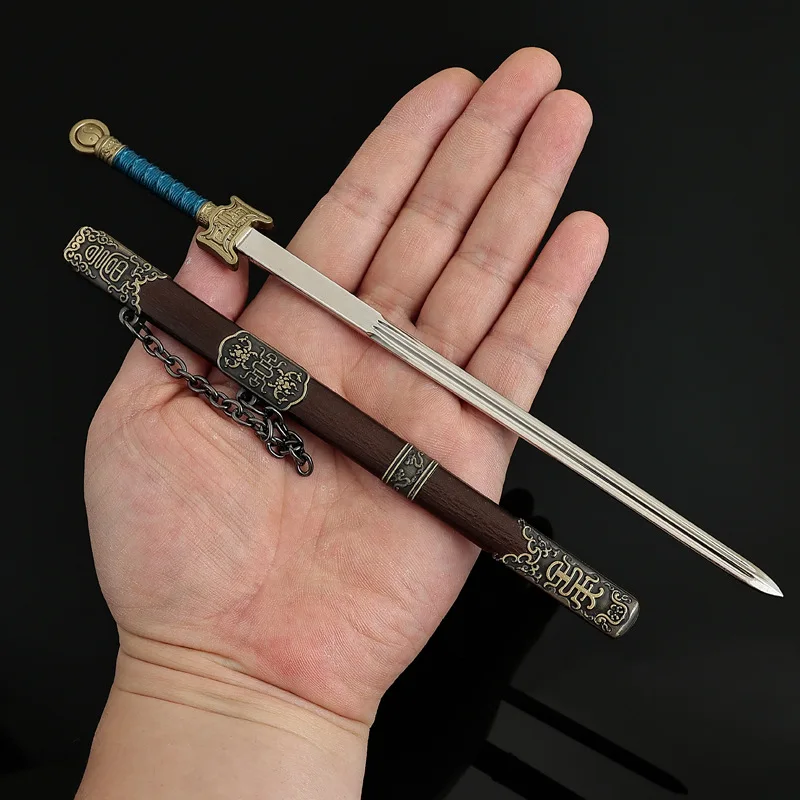 22 センチメートル Tianzhihen Xuanyuan 剣テレビシリーズ周辺武器モデル陳 Jingchou のレッドドラゴン歯剣手芸玩具モデル