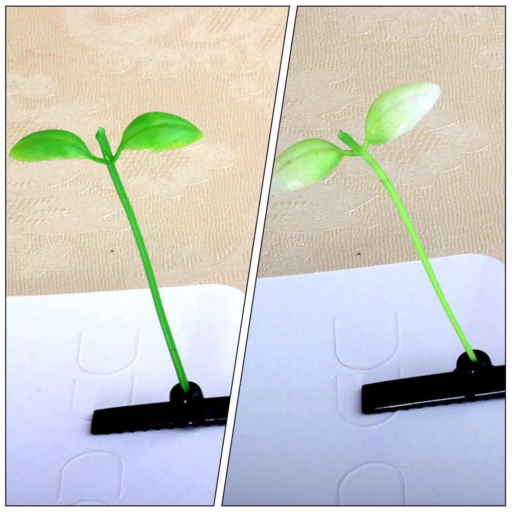 

50Pcs Hair Clips Bean Sprout Style Small Hairpins Cute Accessories for Girls Women Holidays Sprout Clips Hairpin for Thin Hair