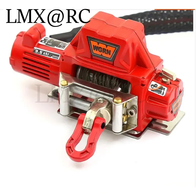 RC samochód elektryczna wciągarka samoratownicza zderzak przedni bezprzewodowy odbiornik zdalnego sterowania dla TRX4 SCX10 D90 Yikong KM2 TK300 90046