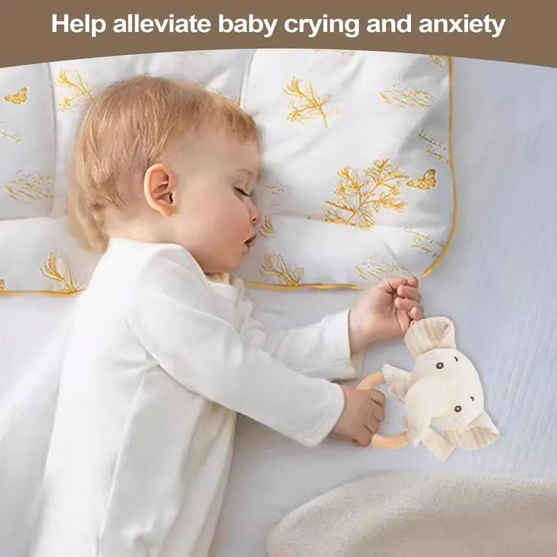 Hochet doux en forme d'animal pour tout-petits, Shaker en peluche pour enfants, garçons et filles, éléphant, ours, lapin, Lion, jouets à poignée