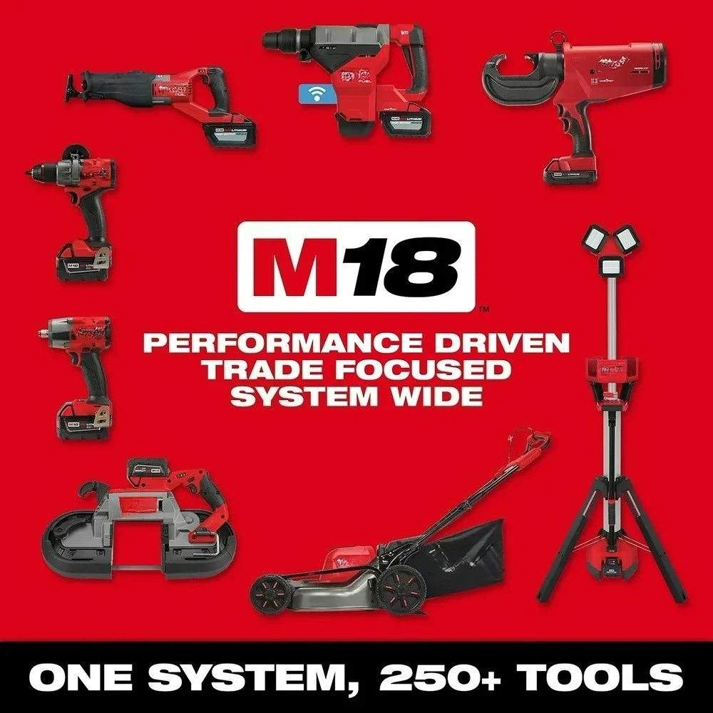 تناسب بطارية ميلووكي الأصلية 18 فولت 8AH M18HB8، 21700 بطارية عالية الوظائف، 5AH 6AH 12AH، شاحن M12-18FC، 48-11-1850 48-11-1840 #6