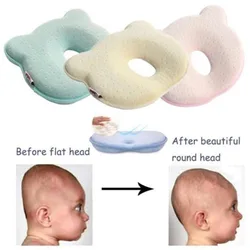 1/2pcs Baby Pillow Velvet Newborn Baby Breathable Shaping Pillows Baby Sleep Positioning Pad Anti Roll Toddler Pillow