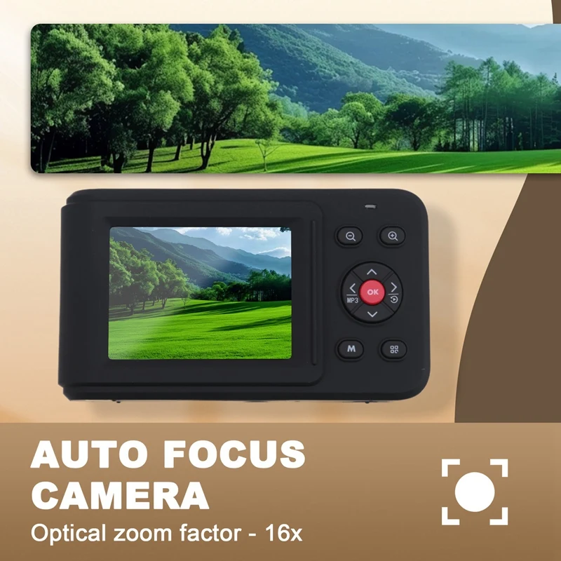 【Superdeals】Digital Camera 16X Digtal Zoom Auto Focus 2.5K HD 72MP Digital Camcorder Camera For Home Outdoor Travel