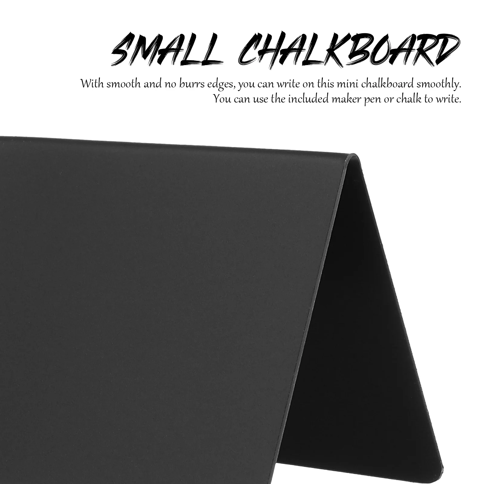 

30pcs Mini Chalkboards Double Sided Wipe Clean Small Blackboards 4 Marker Pens 2 Microfiber Cloths Smooth Edges Reusable Matte