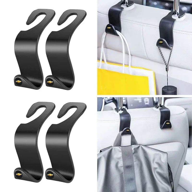 

Car Seat Back Hooks Vehicle Clips Durable Hanger For Chevrolet Silverado Impala Malibu Equinox SparkAveo Tahoe/Suburban Cavalier