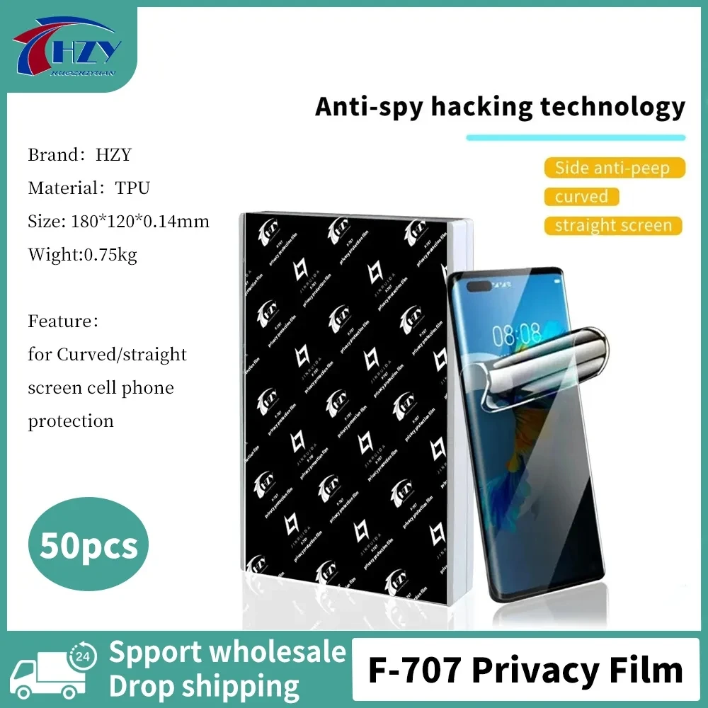 HZY Flexible HD Hydrogel Film Samsung LCD Screen Full Cover Screen Protector No Glass Matte Privacy For Intelligent Cut Machine