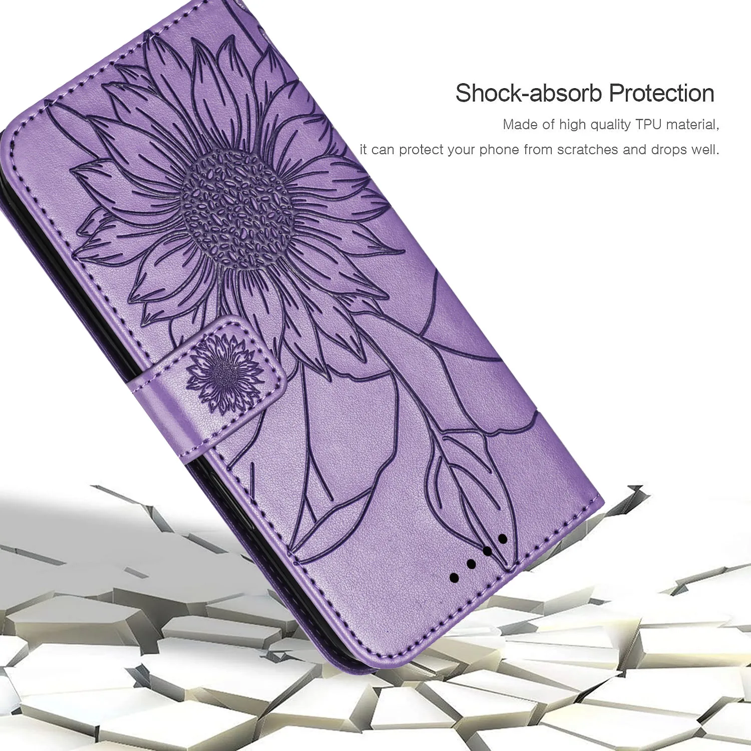 

Shockproof Embossed sunflower Case For Samsung Galaxy S23 FE S23 S22 Ultra A73 A54 A53 A24 A34 A33 A04E A14 4G/5G M54 M14