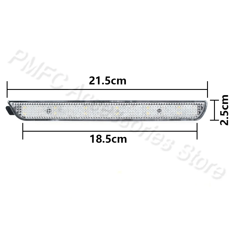 PMFC LED Brake Light Rear Bumper Reflectors Tail Stop Running Turning Light Fog Lamp For Mazda 3 2004-2009 BN8R-51-5L0B