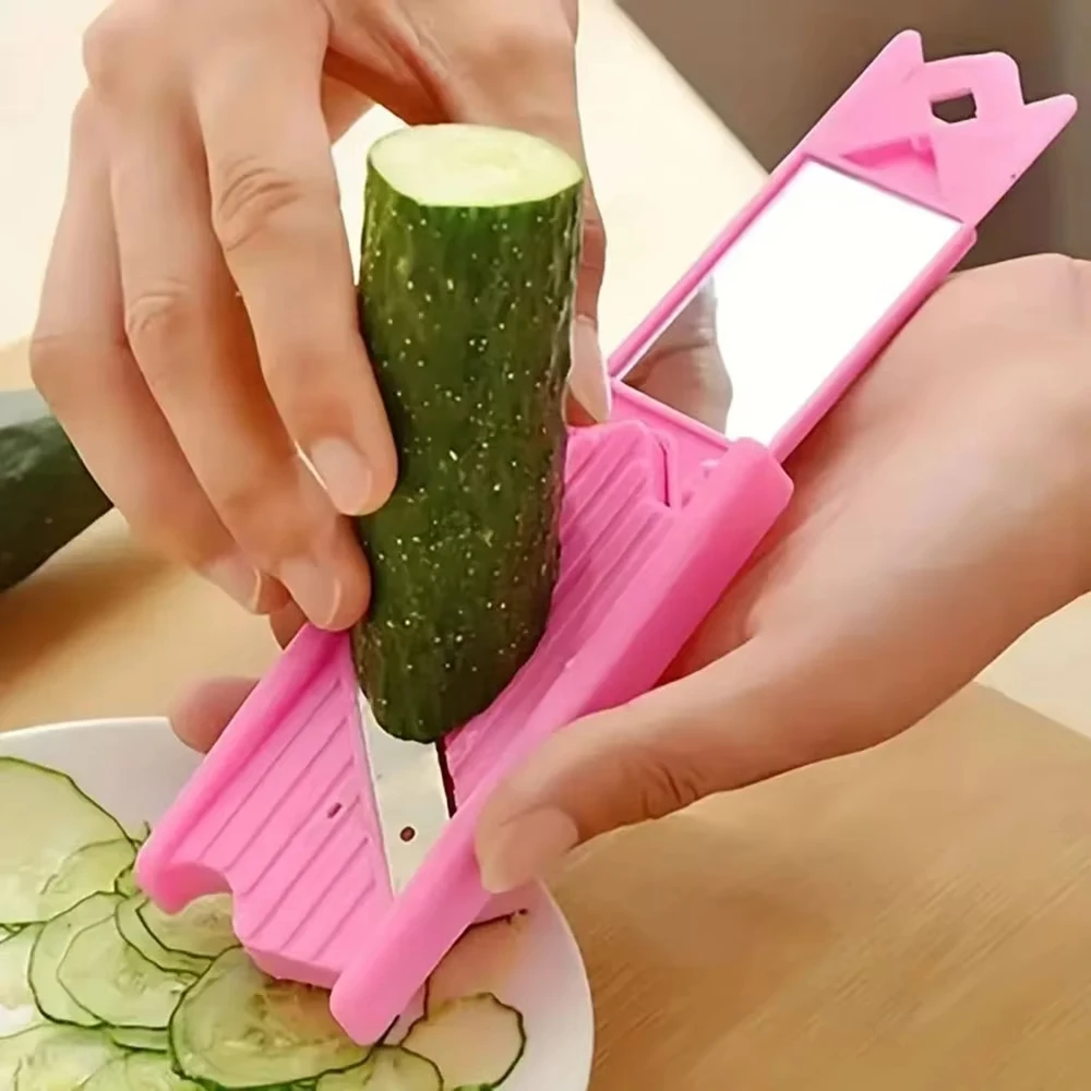 Tranches de concombre Ultra fines avec miroir pour masque, trancheur de beauté, affûteur de concombre, éplucheur, outils de cuisine pour fruits et légumes, couteau