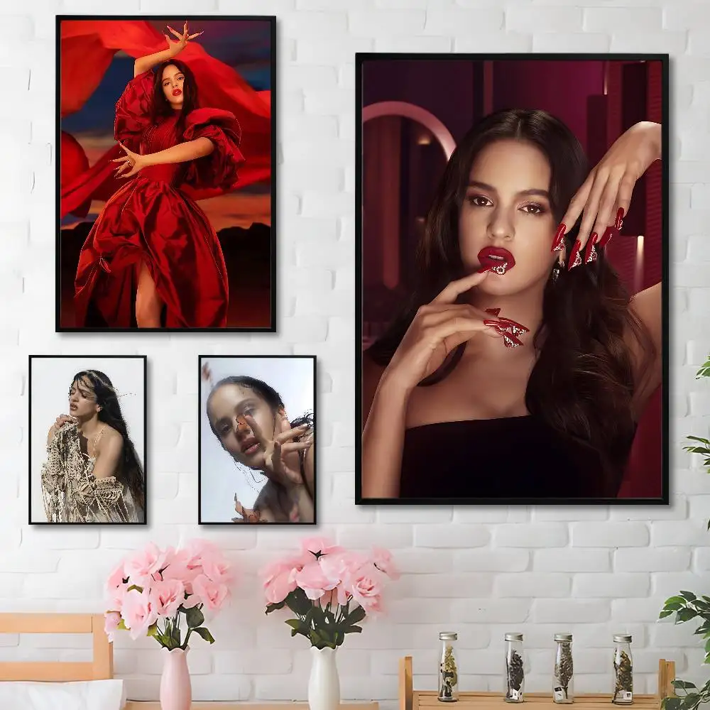 

R-Rosalias Motomami Poster Fancy Wall Sticker for Living room bar retro decorative painting room