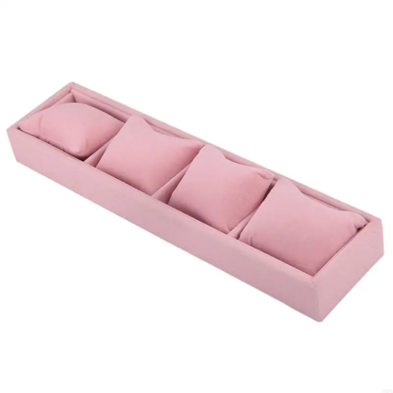 Y88A Modern Jewelry Showcase 4 Grids Watch Storage Box for Bangle