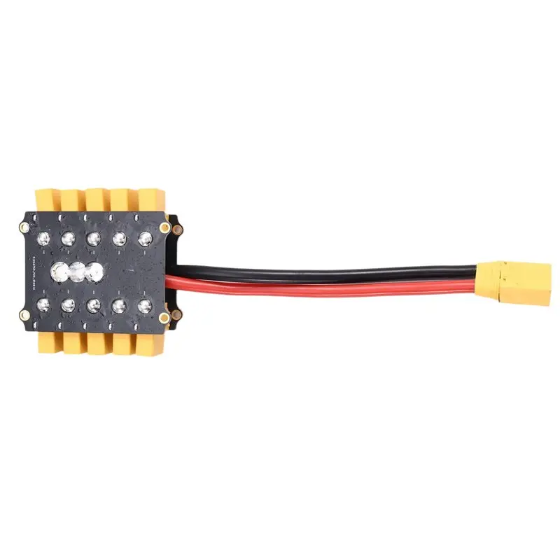 Y22A-Multi Function XT90 PCB High Current Axis Distribution Board For UAV Power Supply Parallel Connection Support