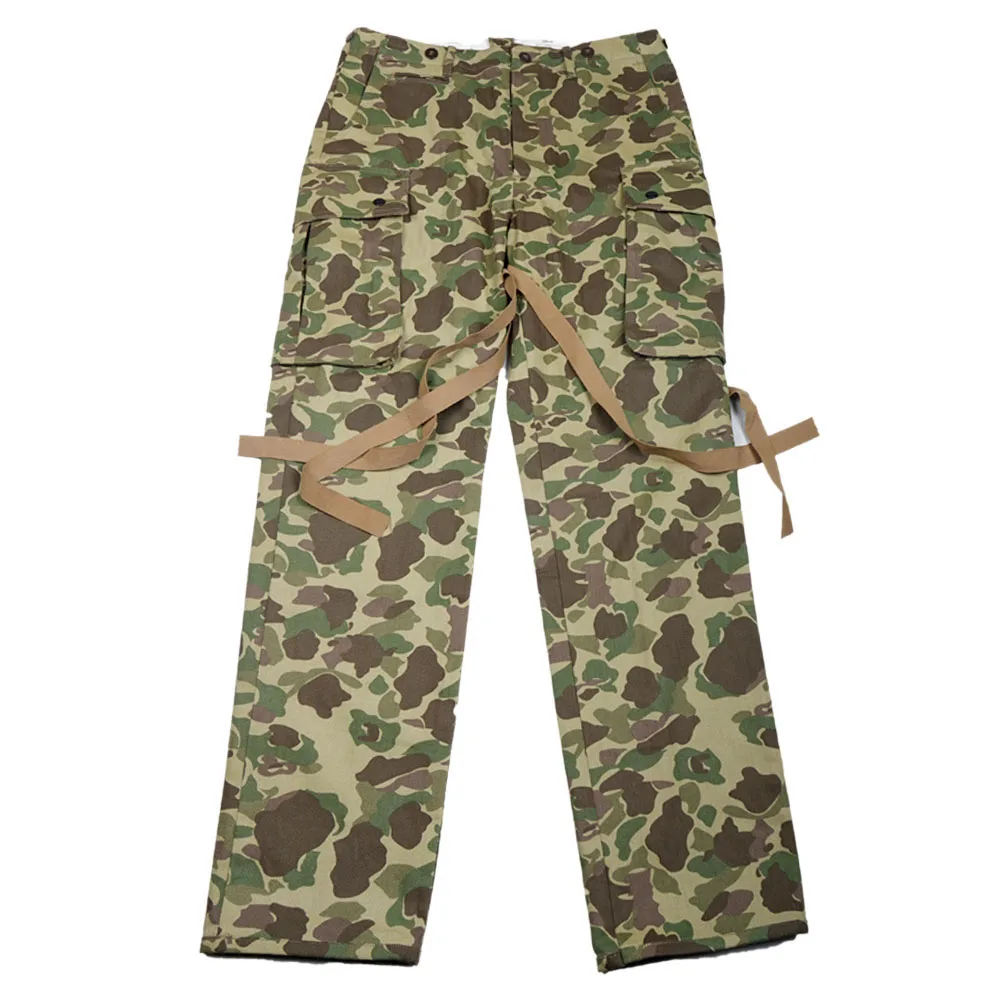 Segunda guerra mundial ww2 eua 101st força aérea m42 uniformes calças camufladas paraquedistas calças camufladas do pato do pacífico