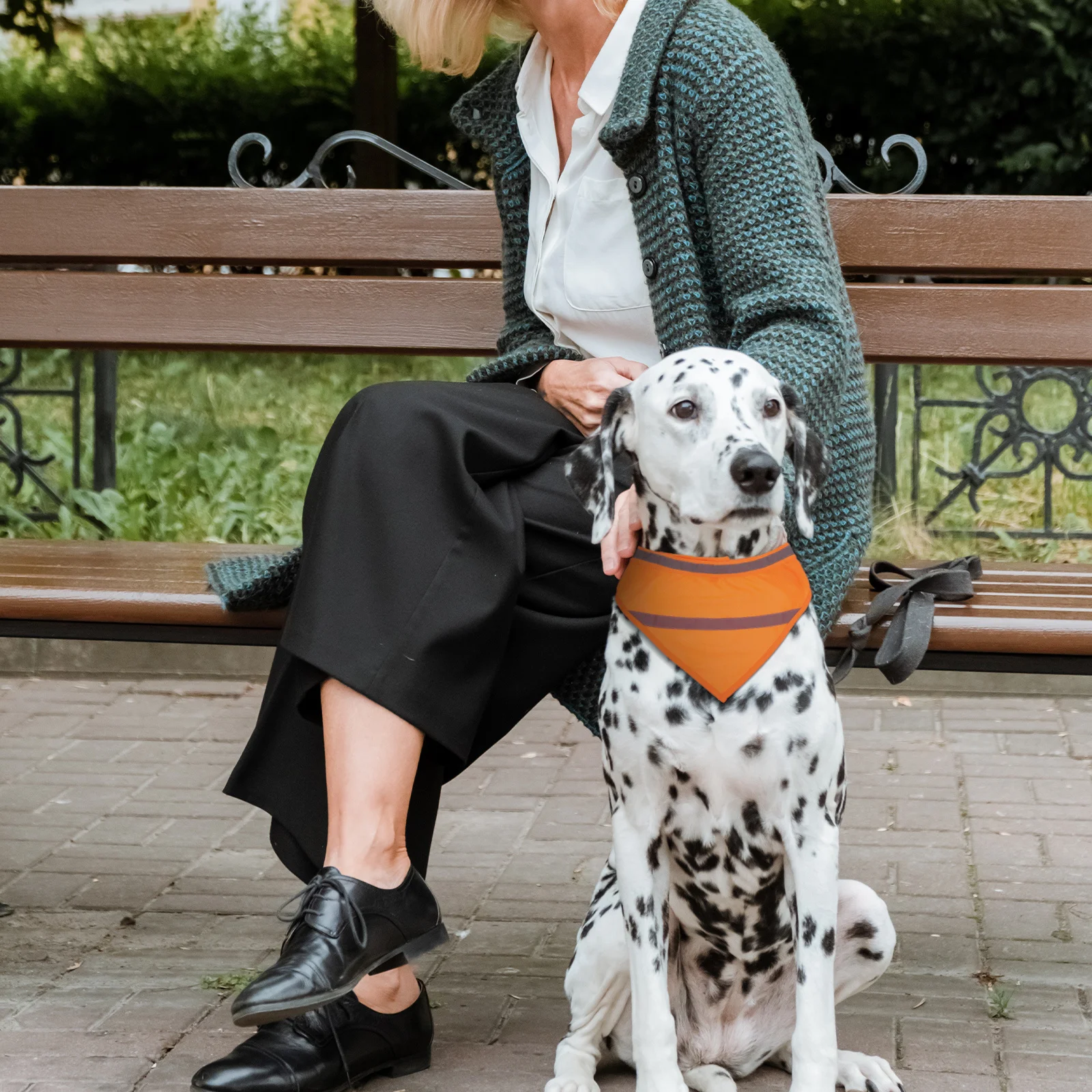 

2Pcs Reflective Dog Scarf High Visibility Pet Bandana Night Walking Safety Durable Adjustable Fluorescent Neck Accessory