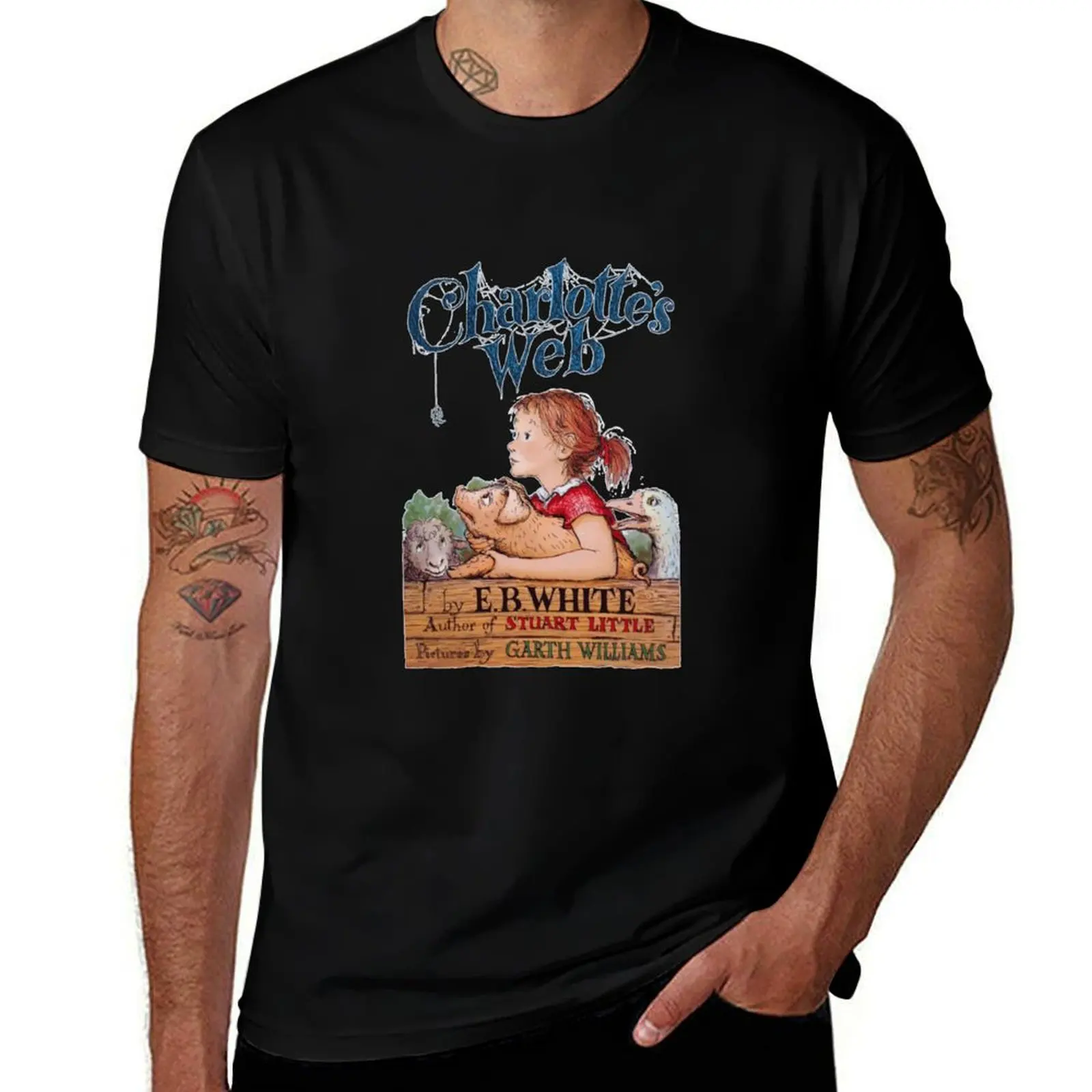 Charlotte's Web T-Shirt Breathable Lightweight Summer Top T-Shirt