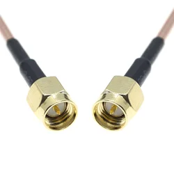 Connecteur Jack RF RG316 SMA mâle vers SMA mâle, extension de queue de overnicarcoax, faible fermable