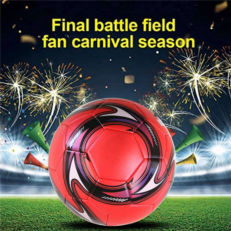 L71A 8X プロサッカーボール サイズ 5 公式サッカートレーニングサッカーボール競技屋外サッカーレッド