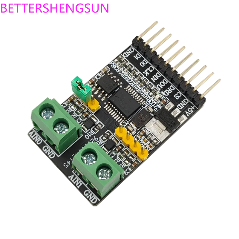 ADS1255 Module Analog-to-Digital Converter ADC Acquisition Analog-to-Digital Conversion Module Data Acquisition Card