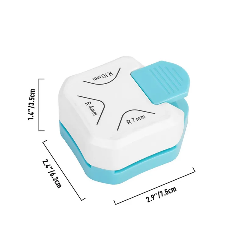 3 In1 الزاوية مستدير لكمة R4mm/7 مللي متر/10 مللي متر ورقة الزاوية القاطع المتقلب DIY بطاقة ، صفح ، سكرابوكينغ أدوات الرسم اللوازم المكتبية #6