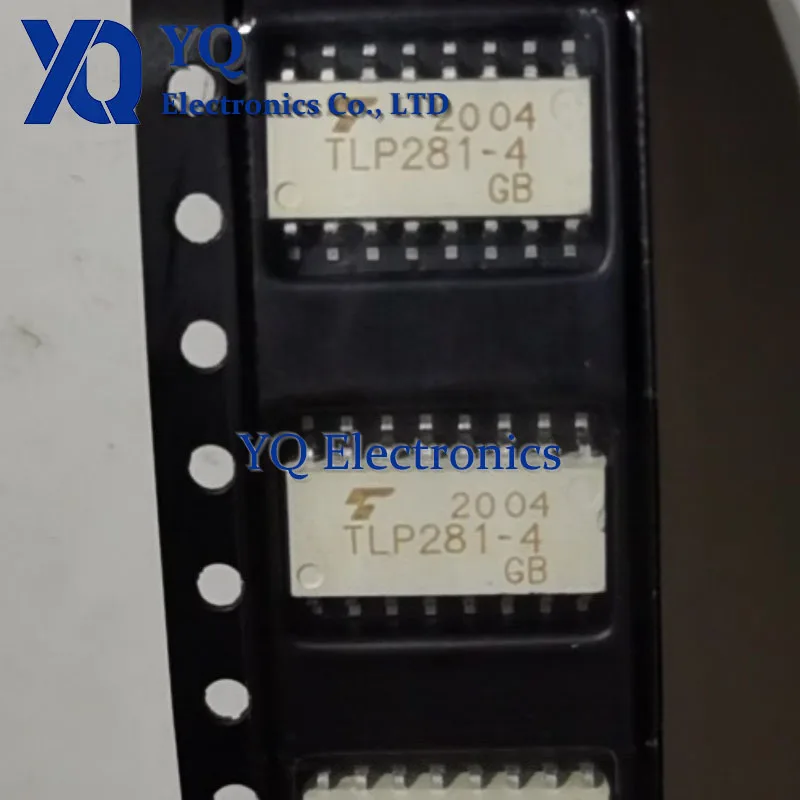 10PCS/lot New OriginaI TLP281-4 TLP281-4GB SOP16 Surface mount Optocoupler Optocoupler