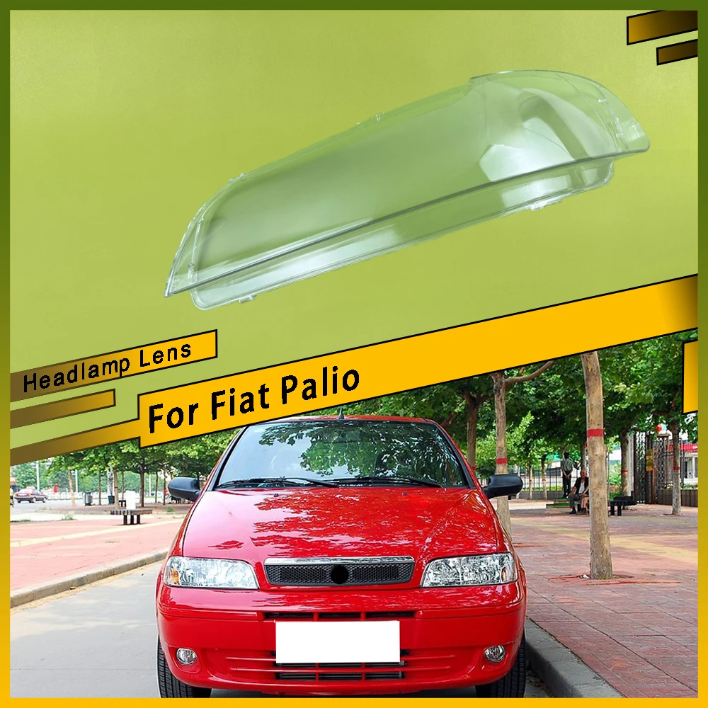 

For Fiat Palio Car Replacement Headlamp Caps Glass Headlight Cover Auto Transparent Lampshade Case Lamp Lens Shell