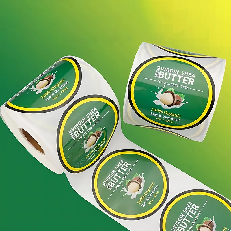 

Custom Sticker on Roll Personalized Custom label for Business Brand Logo Customized Product Labels Waterproof Stickers