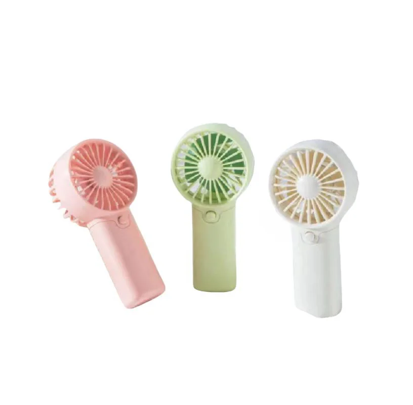 Custom Logo Rechargeable Portable Mini Air Cooler Handheld USB Electric Fan 3 Speed Personal Pocket Hand Held Fan Made Plastic