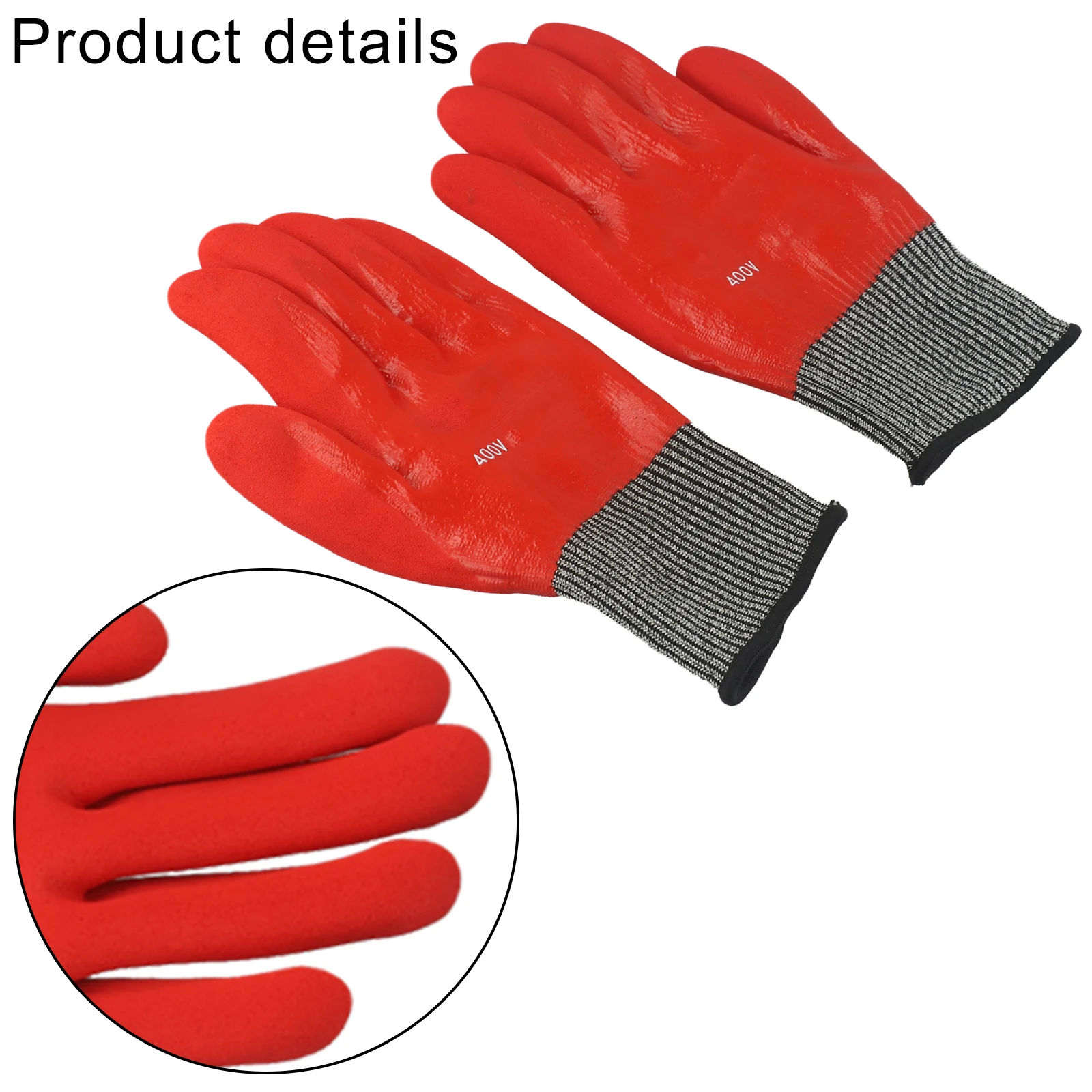 85*245mm Voltage Insulating Gloves 360 All-round Insulation Touch Screen Compatible Wide Range Of Work Easy To Use Mobile Phone