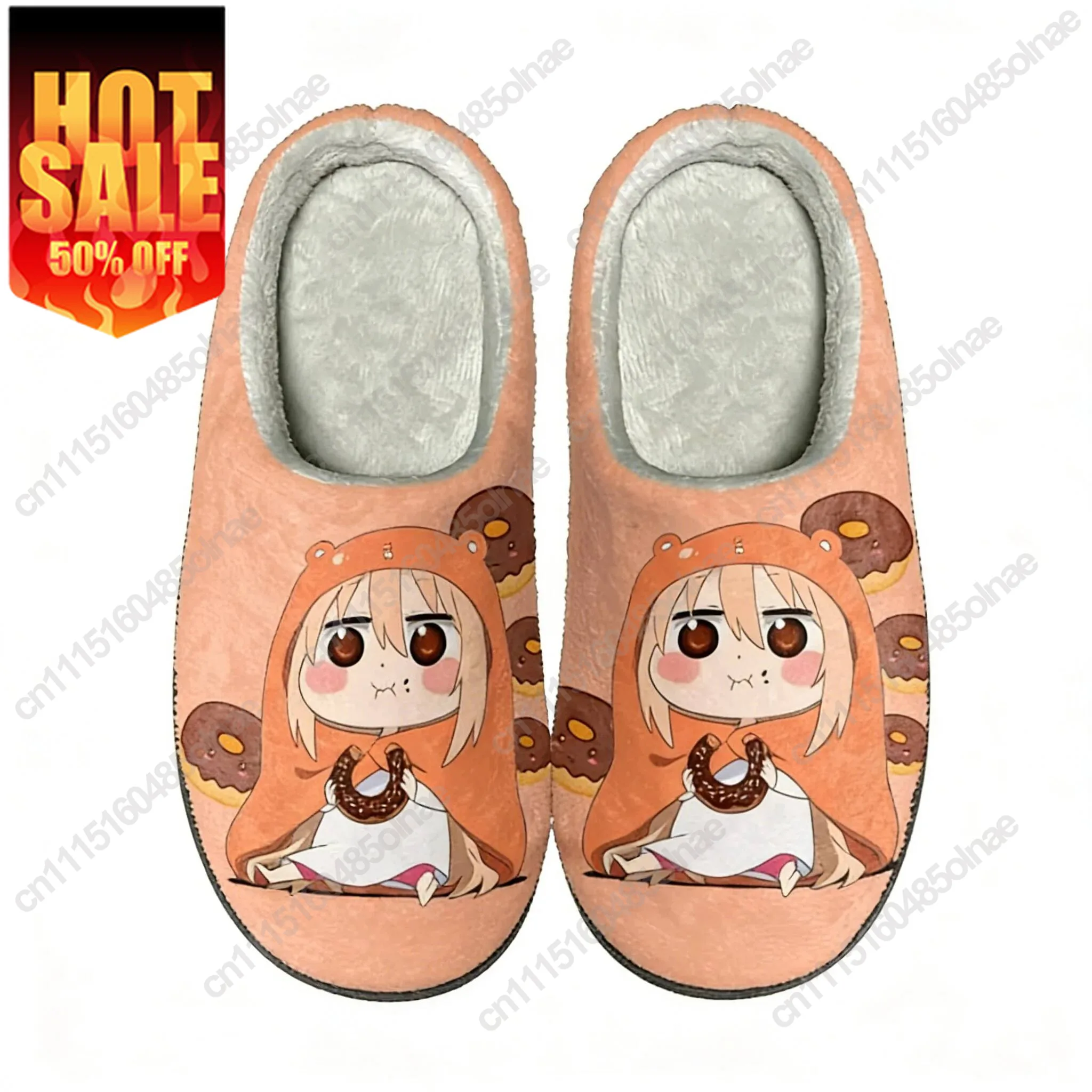 Anime Himōto! Umaru-Chan Indoor Casual Slides Autumu Winter Home Footwear Drop Ship Comfort Cotton Warm Slippers Zapatos Planos