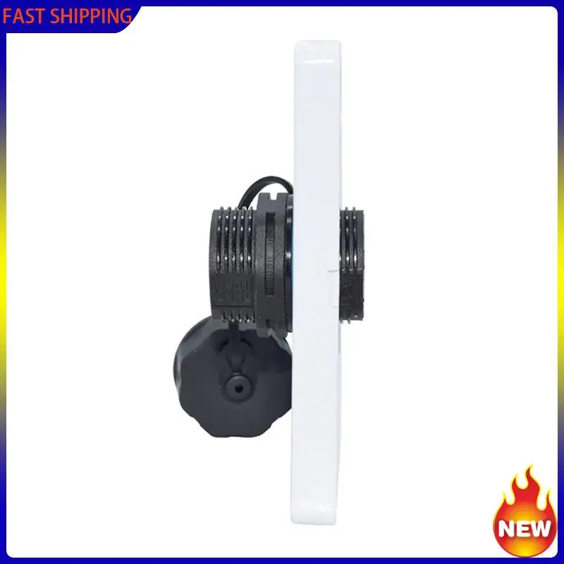 Speciale 15PCS paneelmontage RJ45 waterdichte connector Ethernet LAN-kabelconnector dubbele kopadapter met stofkap