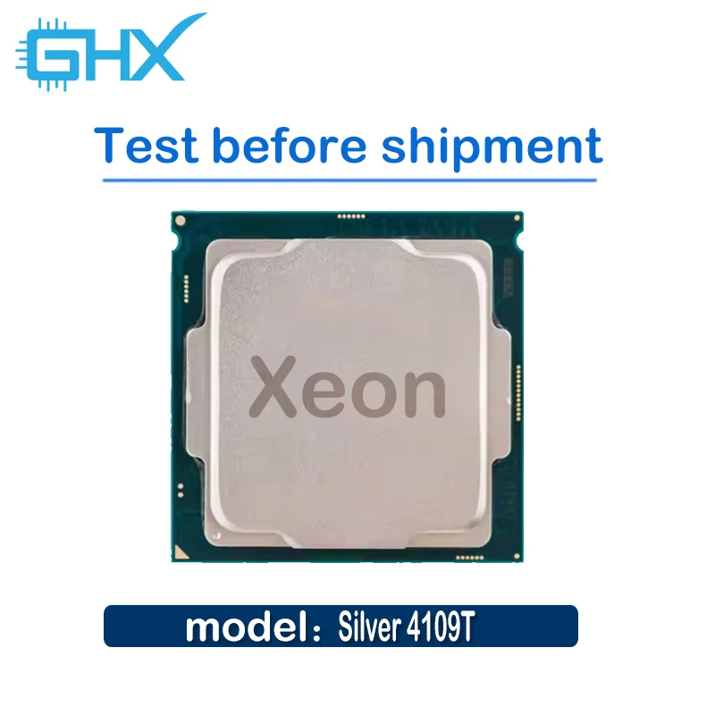 Xeon Silver 4109T CPU 8 Cores 16 Threads 2GHz 11MB 70W processor LGA3647 for C621 server motherboard 4109T processor