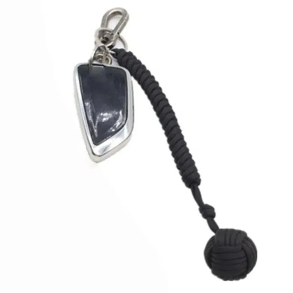 Hand-Woven Self-Defense Umbrella Rope Versatile Lightweight Monkey Fist Steel Ball Aging-Resistant Durable Survival Key Chain - view 6