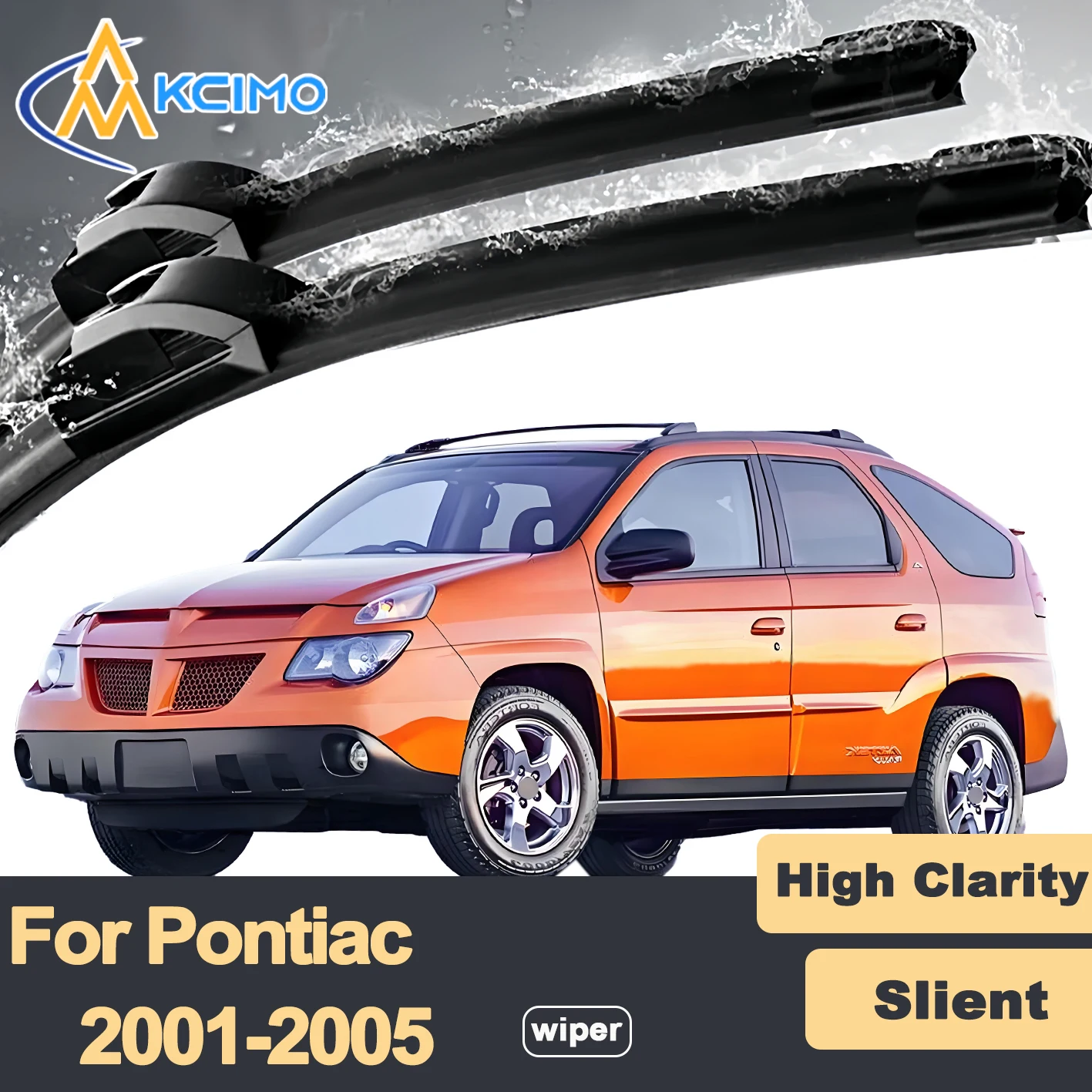 

Premium Rubber Durable Silent Windshield Wiper Blades 2pcs for Pontiac Aztek 2001-2005 Front Wiper Blades Set