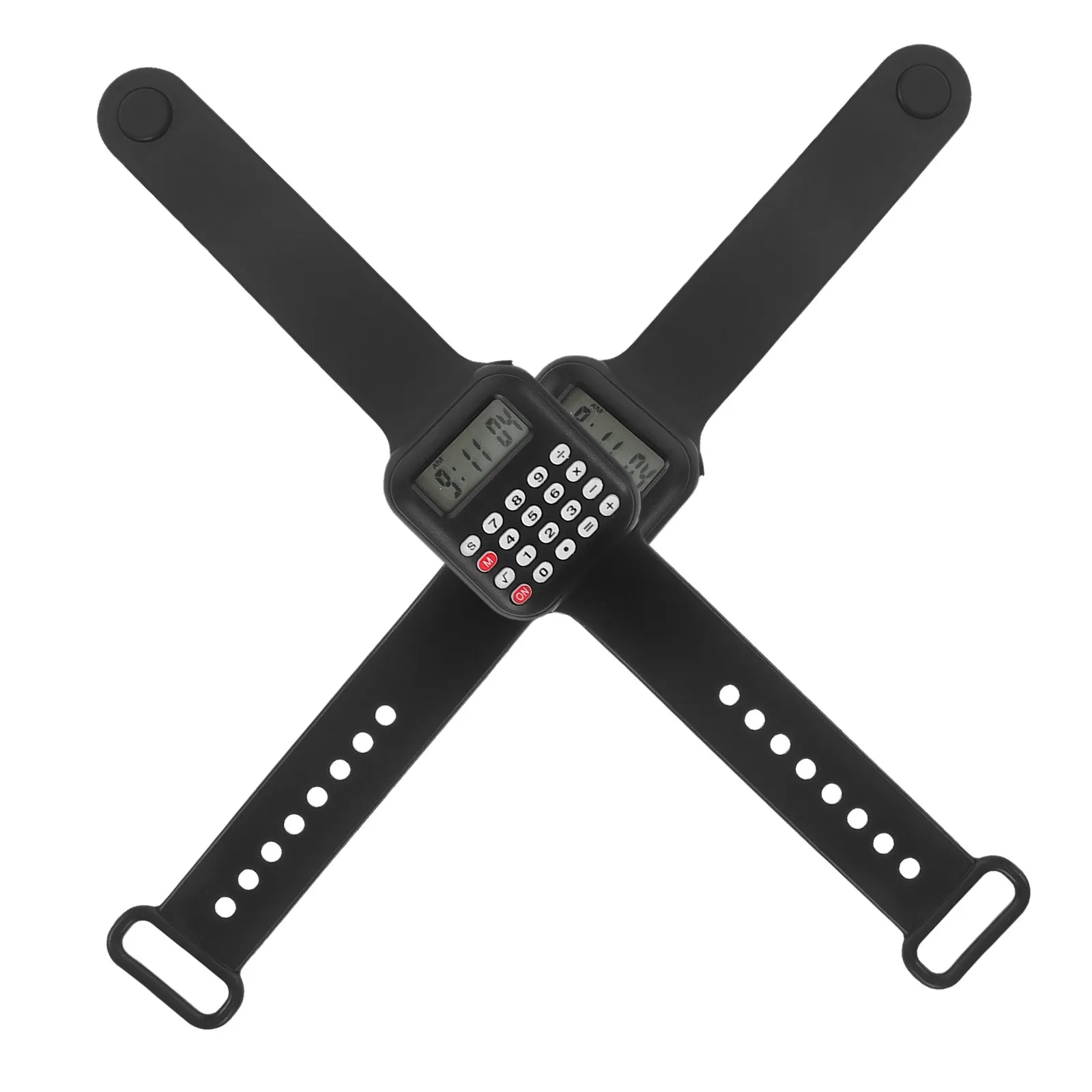 

2 шт. электронные многофункциональные портативные часы-калькулятор для изучения математики