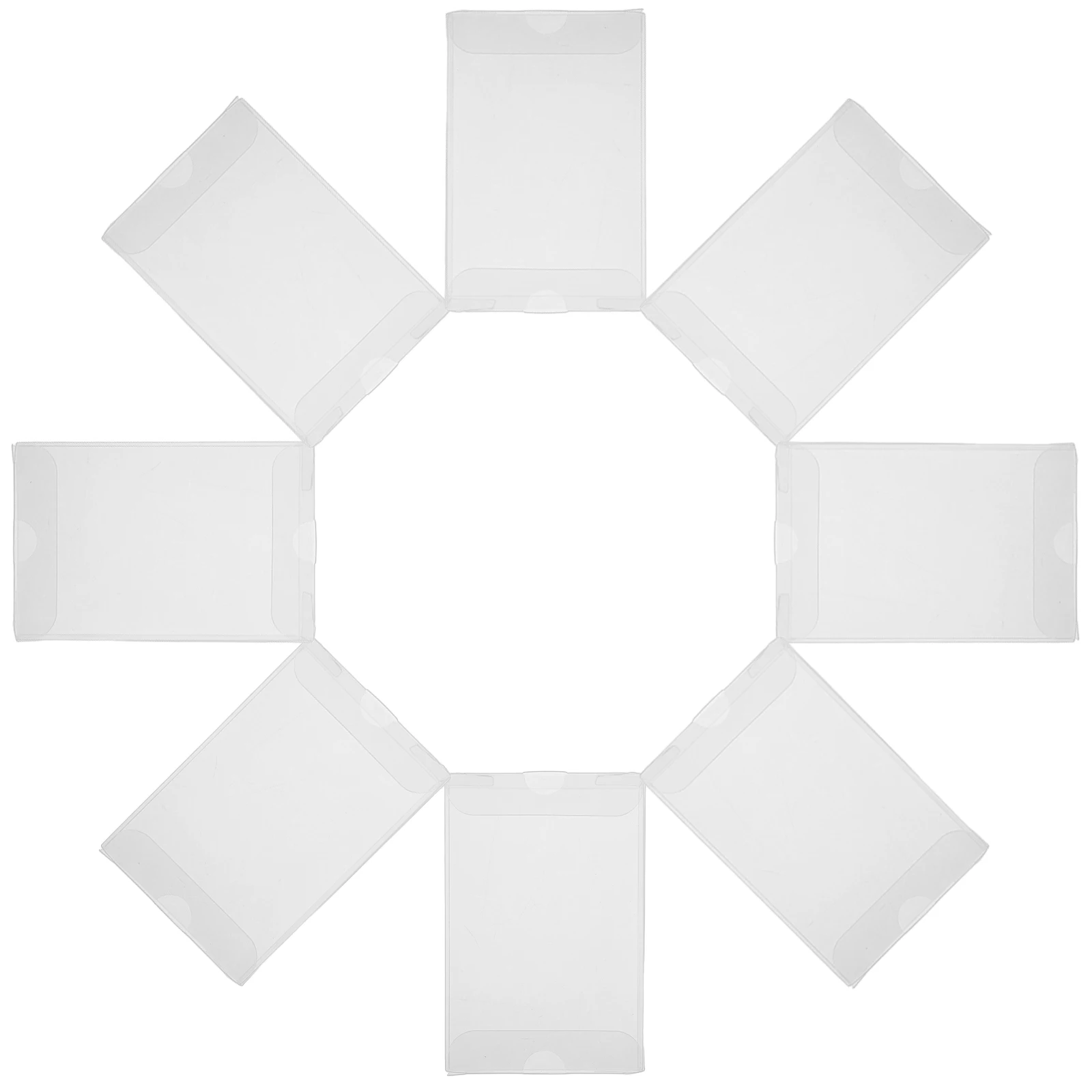 

10 Pcs Tape Cassette Storage Container Archival Case Product Transparent Cases Cover Organizer Display Transparent Blank Holder