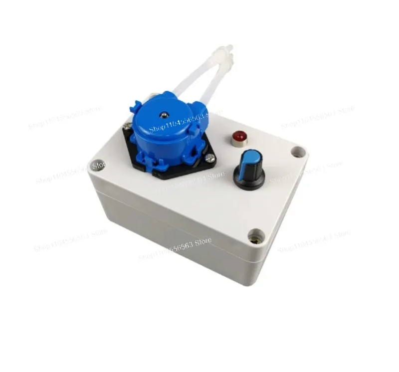Small Peristaltic Metering Pump, Self-Priming DC Water Pump, Food Grade Tubing for Laboratory Dispensing