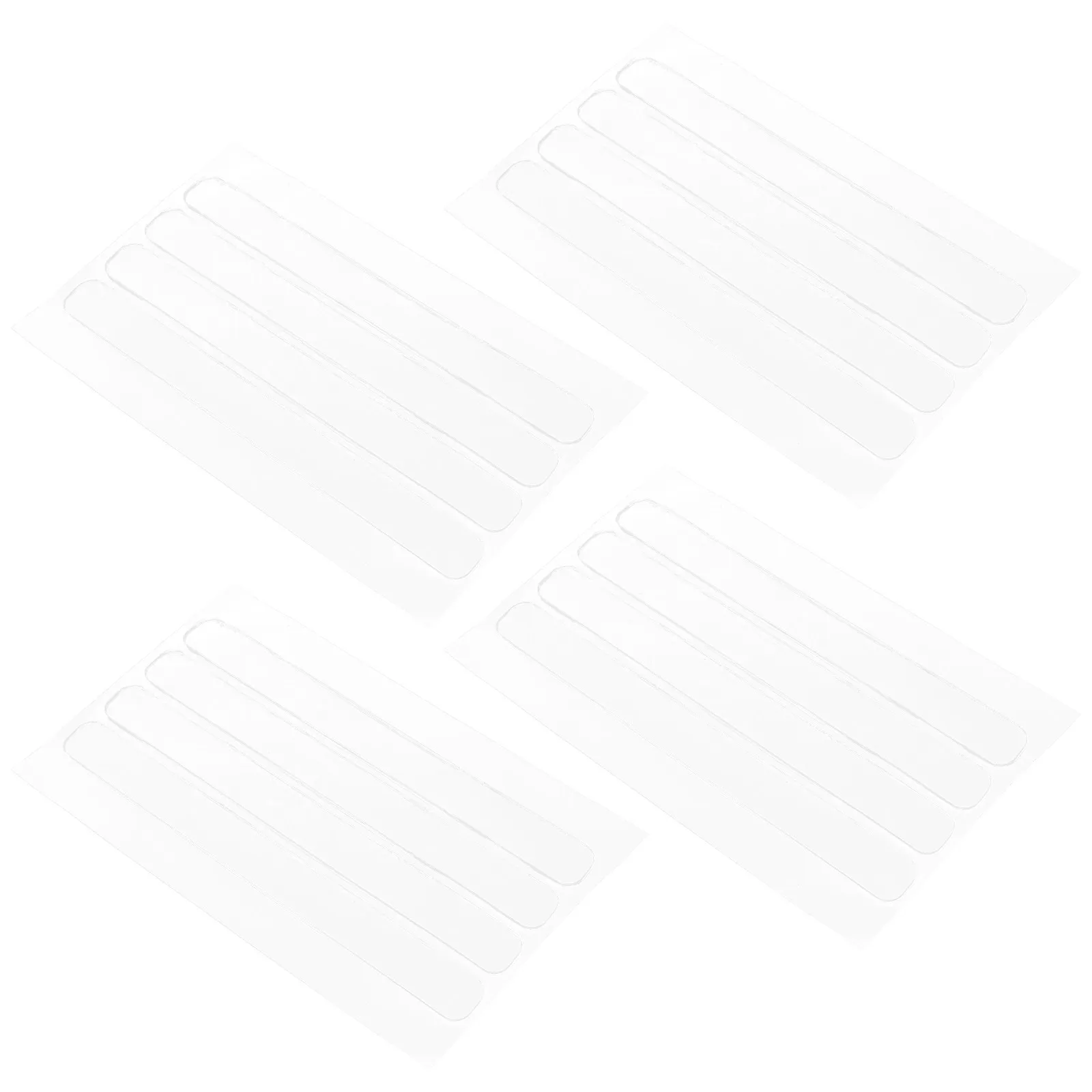 

16 шт. прозрачных силиконовых бамперов для дверей шкафов, самоклеящиеся, противоударные, звукопоглощающие, для шкафов и стен