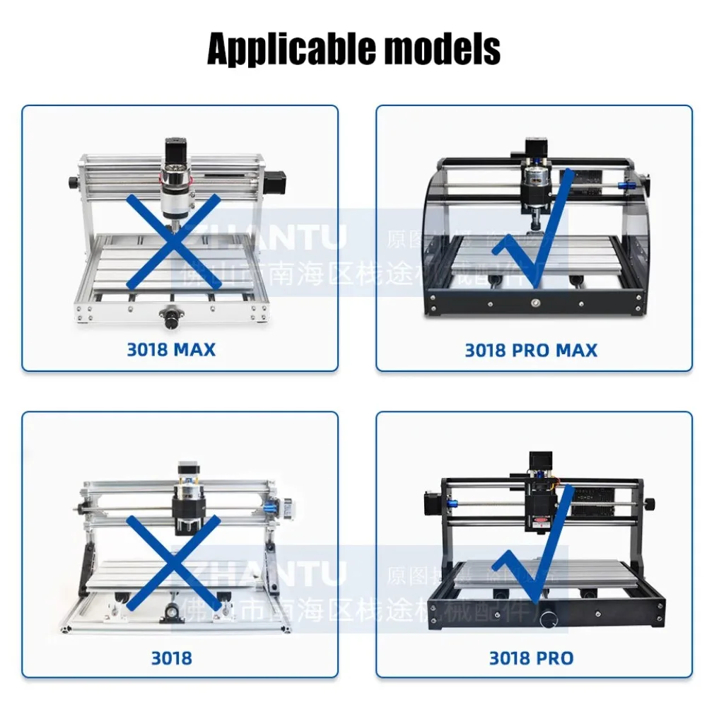 CNC 3018 Y Axis Extension Upgrade Kit 3040 T-Slot Aluminum Extension Compatible with CNC 3018 Pro  DIY Engraving Milling Machine