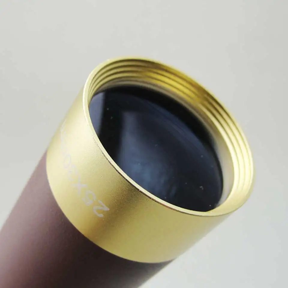 Hunting Monocular 25x30 Retractable Style Pirate Telescope BAK4 Prism Pocket Navy Sliding Focus 25 Jnash 135mm / 5.3in 1.2mm