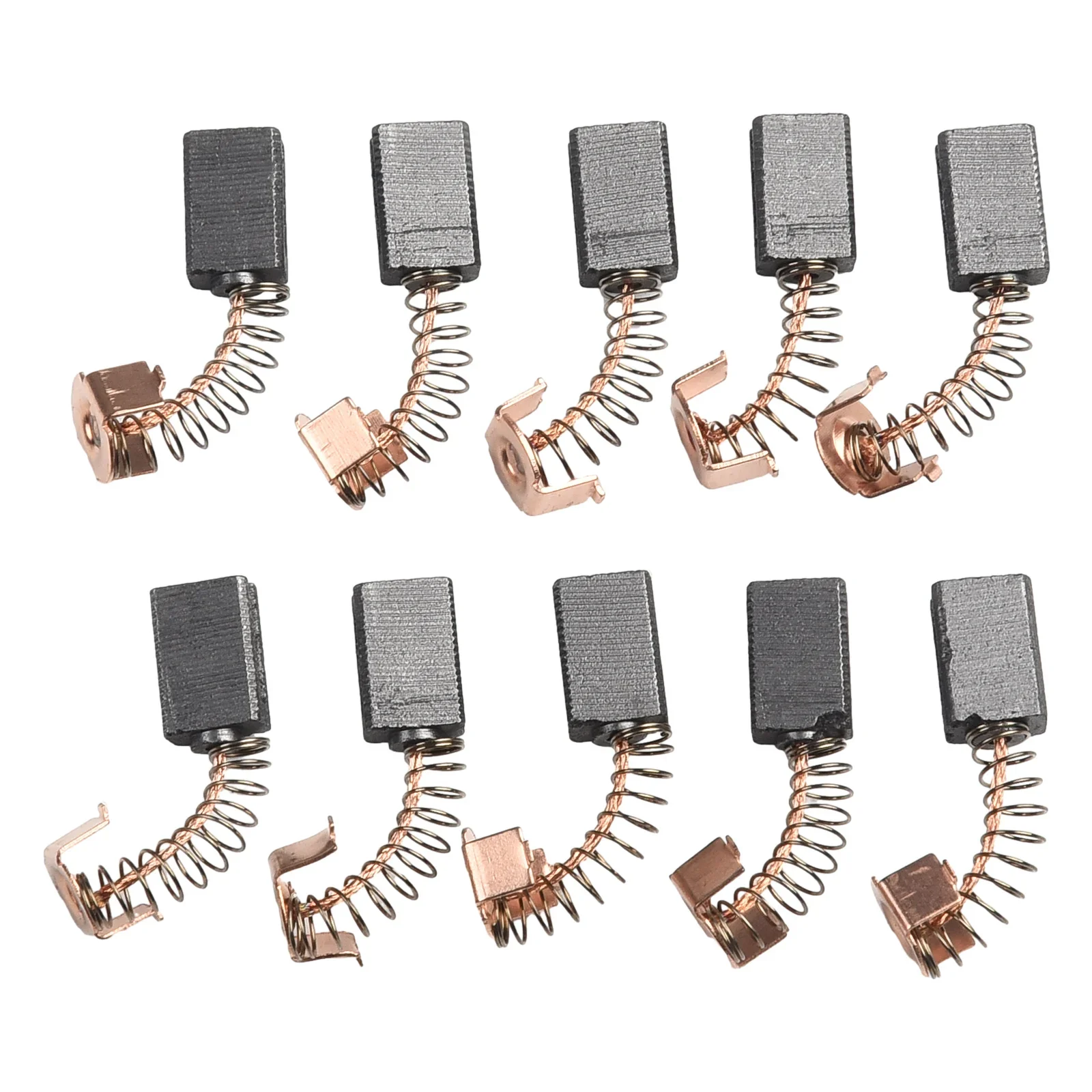 10 Pcs Electric Motor Carbon Brushes Set 5*8*12mm Replacement Parts For Black-Decker Angle Grinder G720 Power Tools Accessories