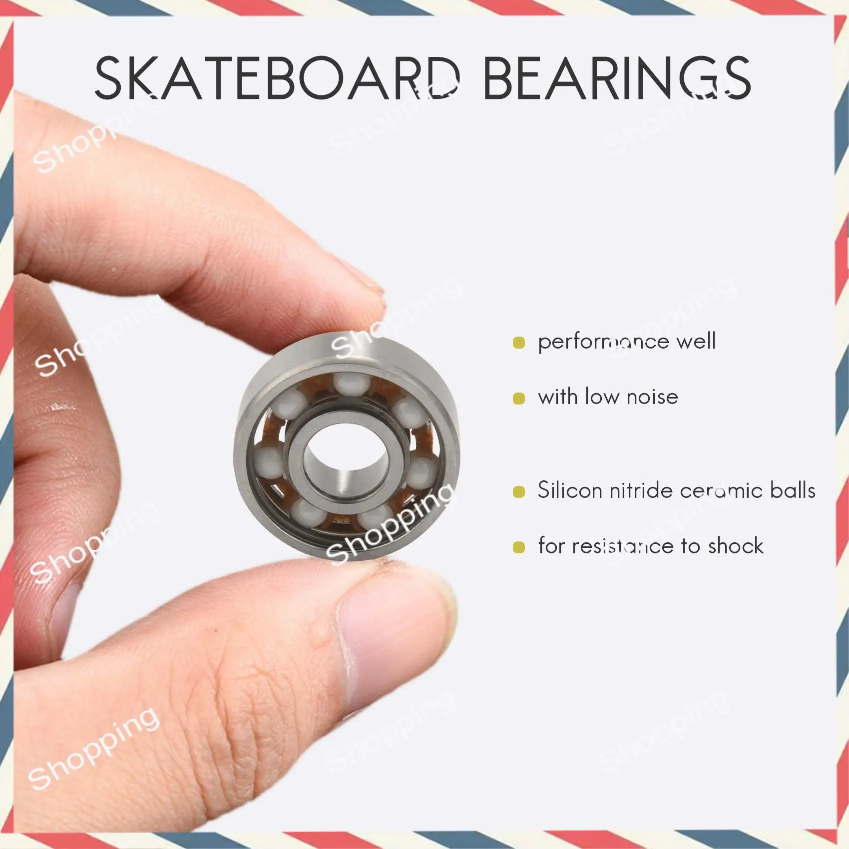 

A44M 4 шт. 608 шарикоподшипник подшипники для скутера высокая точность рейтинг долговечность