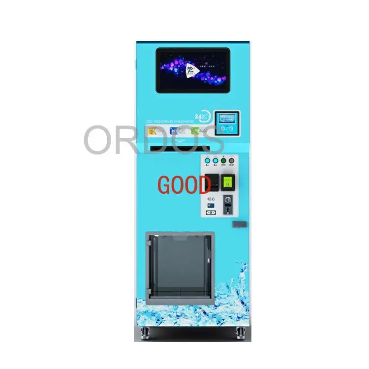 Commercial Bagged  water and ice making vending malchine dispenser ice cup vending machine