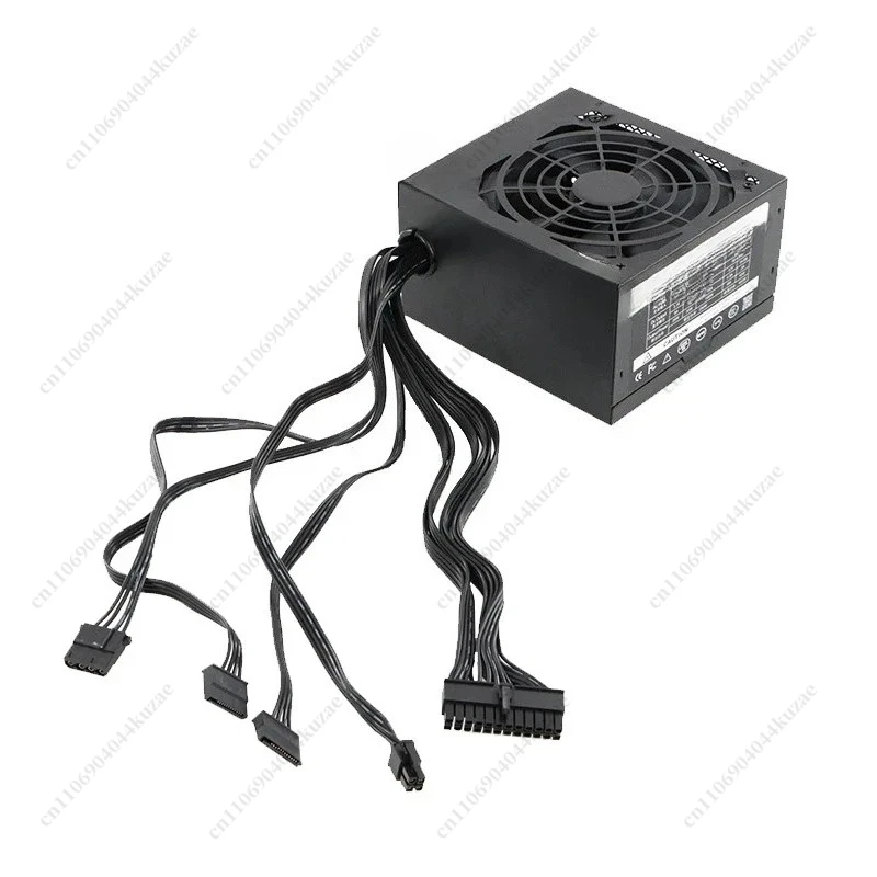 ATX Desktop PC Power Supply - Peak 400W Rated 250W Energy-Saving Silent Chassis Power Source